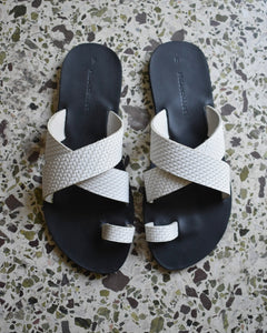 "Tinos" Sandals (sample in white s.39 )